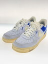 【中古】NIKE◆AIR FORCE 1 07 QS/エアフォース/ブルー/AH8462-401/26cm/ブルー【シューズ】 2