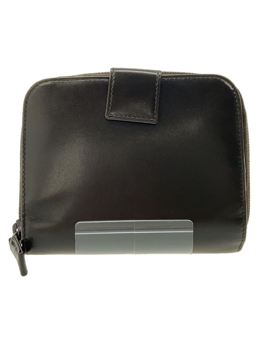 【中古】PRADA◆2つ折り財布/レザー/BRW/レディース【服飾雑貨他】