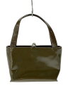【中古】FURLA◆トートバッグ/エナメル/BRW/無地/ミニ【バッグ】