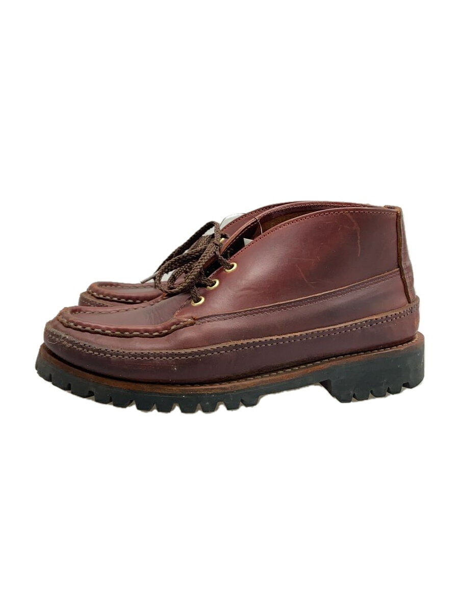 【中古】Russell Moccasin◆チャッカブーツ/US6.5/BRW/1010414【シューズ】