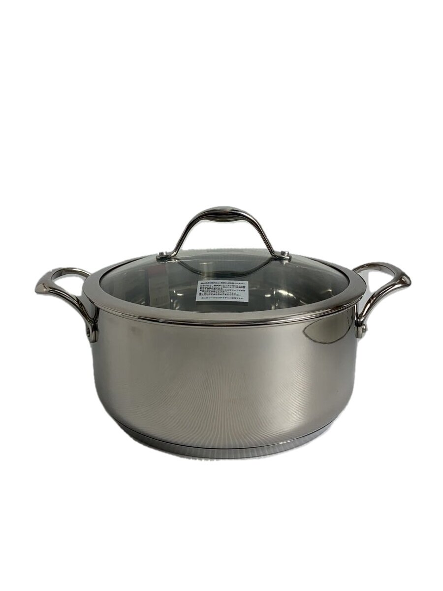 【中古】SPICE HEART/鍋/サイズ:24cm/3点セット/シルバー【キッチン用品】