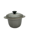 【中古】LE CREUSET◆鍋/サイズ:18cm/GRY//【キッチン用品】