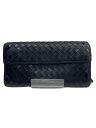 【中古】BOTTEGA VENETA◆長財布/レザー/BLK/無地/メンズ/120703 V0013 1000【服飾雑貨他】(4)