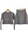 【中古】FRAY I.D◆24AW/ラクーンニットセットアップ/one/ナイロン/GRY/FWNO244169【レディースウェア】