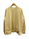 【中古】A BATHING APE◆スウェット/XL/コットン/BEG【メンズウェア】