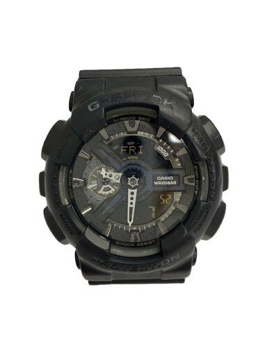 【中古】CASIO◆クォーツ腕時計/デジタル/ラバー/ブラック/ブラック/GA-110【服飾雑貨他】 【中古】CASIO◆クォーツ腕時計/デジタル/ラバー/ブラック/ブラック/GA-110【服飾雑貨他】