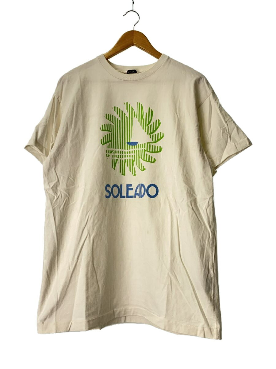 PHEENY◆Tシャツ/FREE/コットン/WHT/プリント/PS23-CS19/SOLEADO