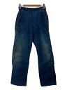 【中古】BLUE BELL◆推定50s〜60s/RanchPants/ボトム/--/デニム/BLU/無地【メンズウェア】