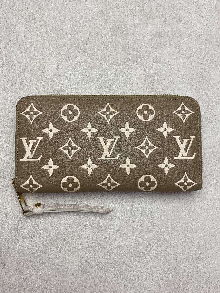 【中古】LOUIS VUITTON◆ジッピー・ウォレット_モノグラム・アンプラント_バイカラー/M81280【服飾雑貨他】