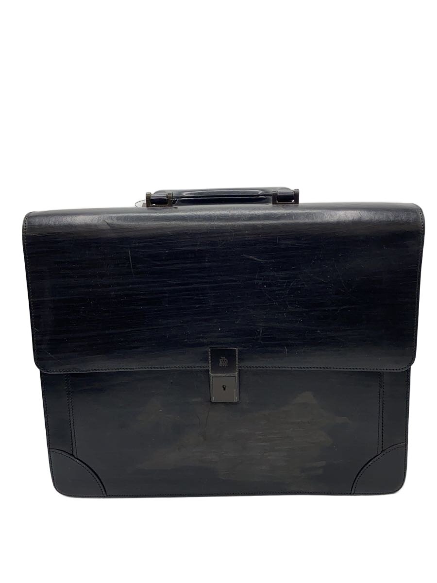 Briefcases - 【中古】dunhill◆ブリーフケース/レザー/BLK【バッグ】
