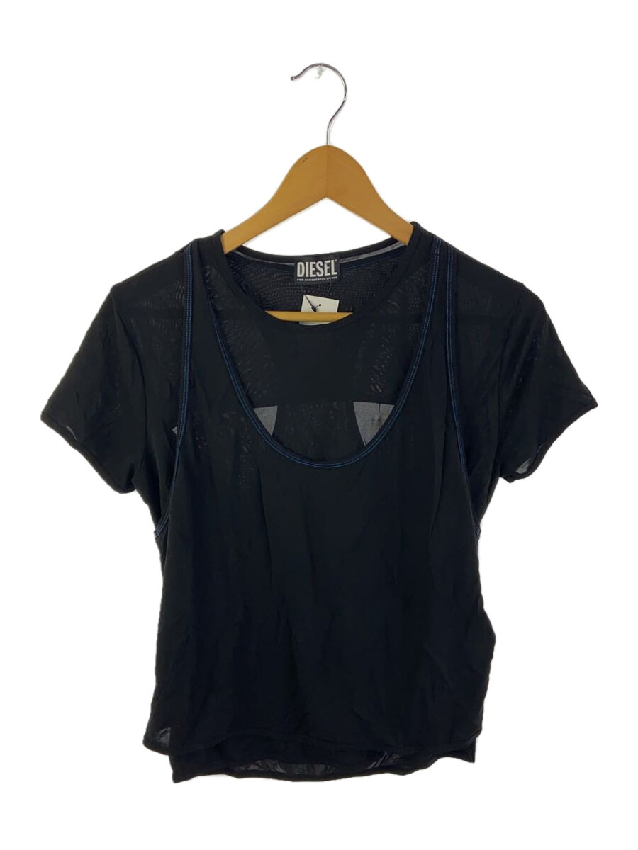 【中古】DIESEL◆Tシャツ/L/--/BLK/A08868//【レディースウェア】