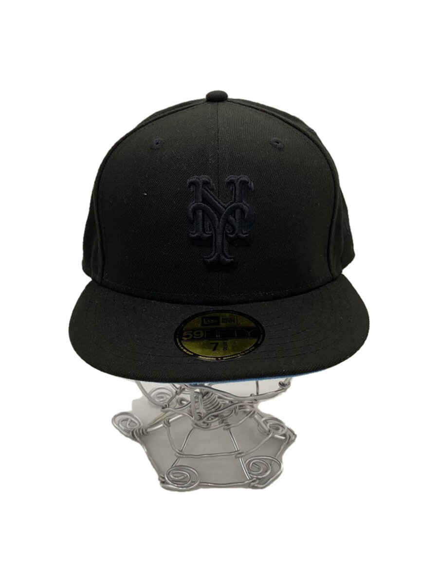 【中古】NEW ERA◆キャップ/7 5/8/BLK/メンズ【服飾雑貨他】