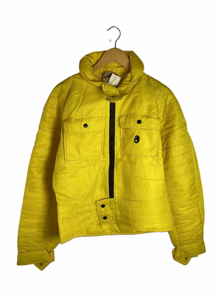 【中古】Courreges◆ナイロンジャケット/0/ナイロン/RED/総柄【メンズウェア】
