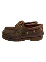 【中古】Timberland◆デッキシューズ/US9/BRW/30003【シューズ】