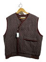 【中古】ASYMMERRIC VEST/ENCOMING/ベスト/M/ウール/BRD/無地/AW-ASVT【メンズウェア】