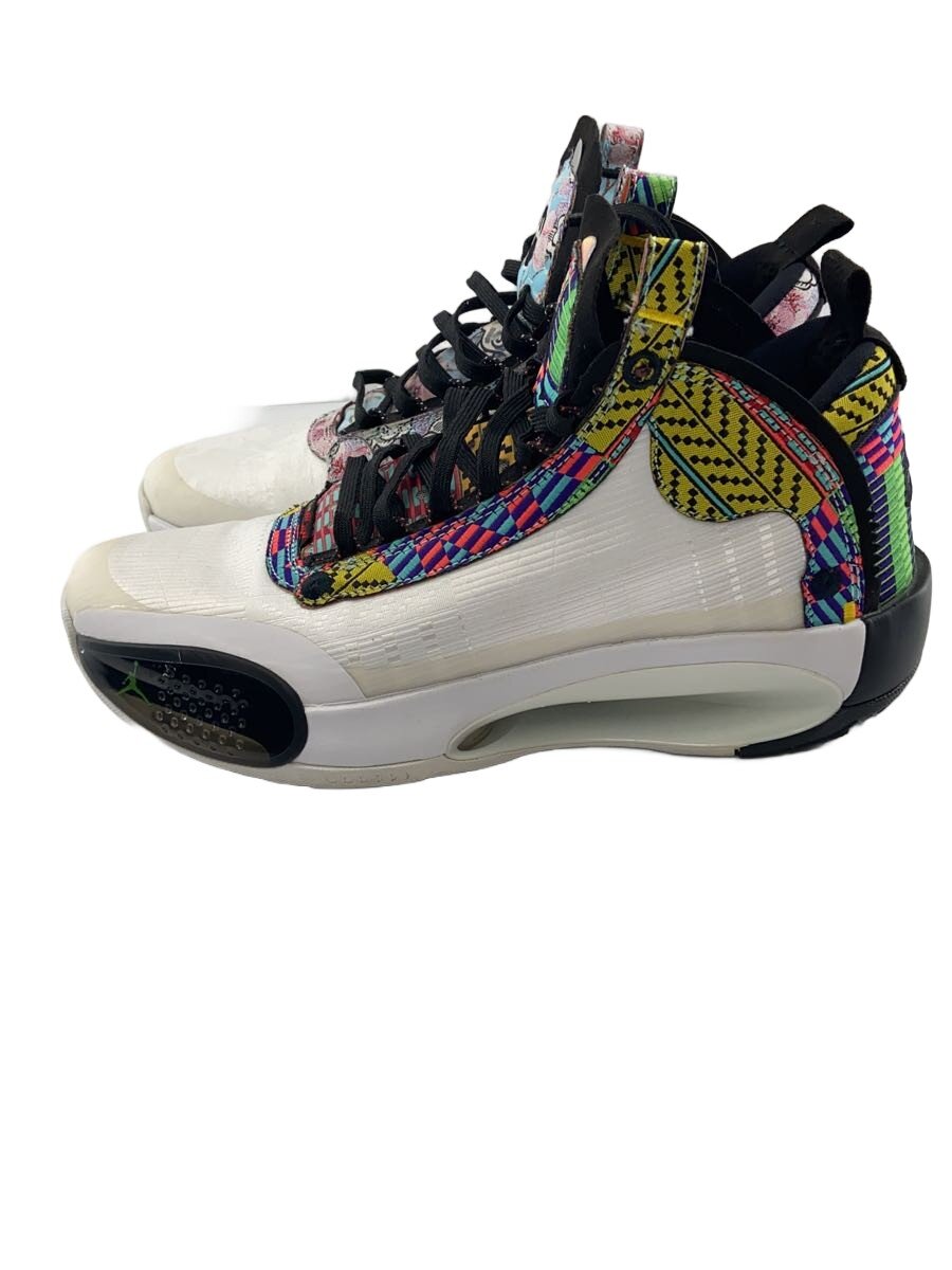 【中古】NIKE◆AIR JORDAN XXXIV RUI PE_エアジョーダン 34 RUI PE/26.5cm/マルチカラー【シューズ】