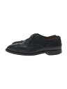 【中古】Alden◆シューズ/US8/BLK/レザー【シューズ】