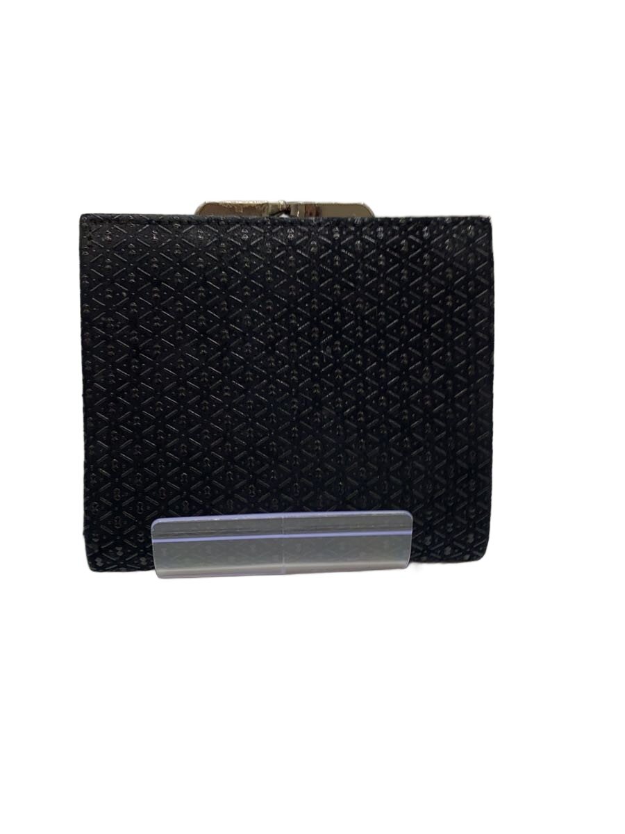 Clothing Accessories (Caps, Ties, Belts) - 【中古】印傳屋(INDEN-YA)◆2つ折り財布/--/BLK/メンズ【服飾雑貨他】