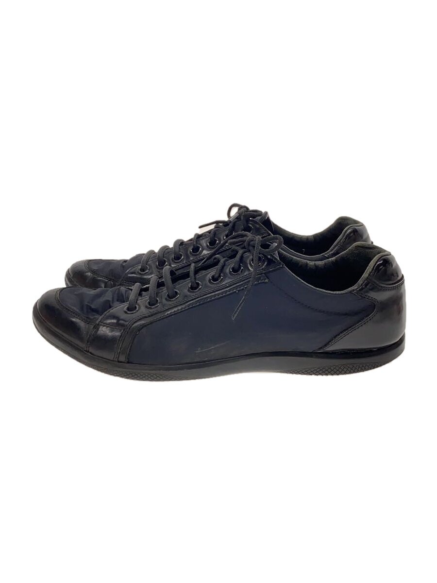 【中古】PRADA◆ローカットスニーカー/UK7/BLK/2439【シューズ】