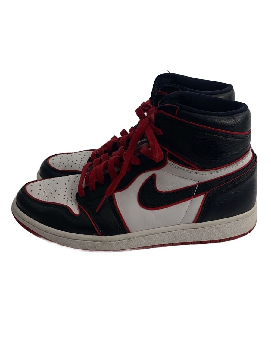 NIKE◆AIR JORDAN 1 RETRO HIGH OG/エアジョーダン1レトロハイ/ブラック/555088-062/