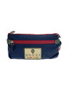 【中古】GUCCI◆ウエストバッグ/ナイロン/NVY【バッグ】