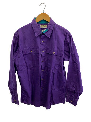 【中古】L.L.Bean◆80S/USA製/長袖シャツ/L/コットン/PUP/無地【メンズウェア】 【中古】L.L.Bean◆80S/USA製/長袖シャツ/L/コットン/PUP/無地【メンズウェア】