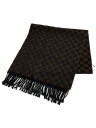 【中古】FENDI◆マフラー/ウール/BRW/チェック/メンズ【服飾雑貨他】(4)