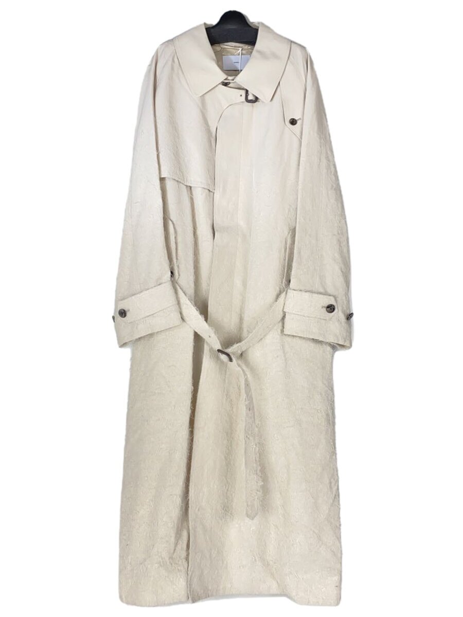 SUGARHILL◆24AW/HAIRLY BALMAKAAN COAT/トレンチコート/2/レーヨン/ベージュ/2411300102