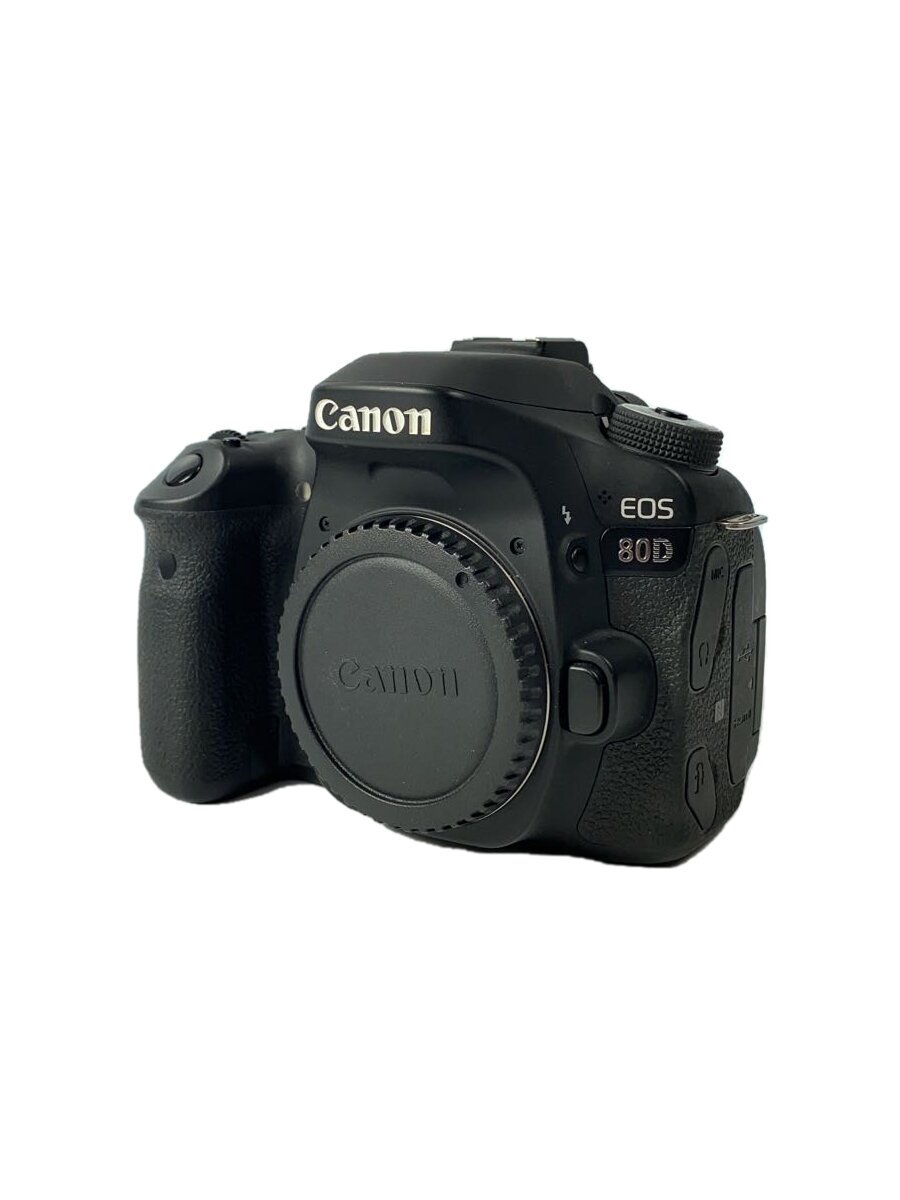 【中古】CANON◆デジタル一眼カメラ EOS 80D ボディ/バッテリー×2充電器×1バッテリーグリップ付【カメラ】