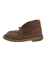 【中古】Clarks◆Desert Boot/US9.5/BRW/レザー/78358【シューズ】