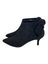【中古】CHEMBUR◆ショートブーツ/37/BLK/スウェード【シューズ】(4)