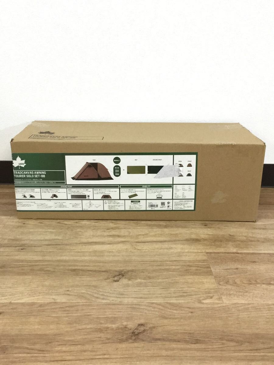 【中古】LOGOS◆テント Tradcanvas オーニングツアラー・SOLOセット-BB 71208011/ドーム/1人用//【スポ..