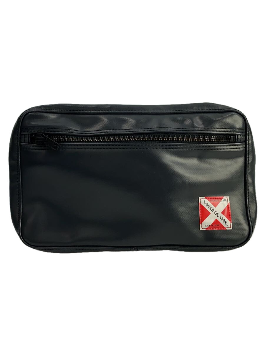 【中古】LUGGAGE LABEL◆ポーチ/PVC/GRY/951-09245【バッグ】