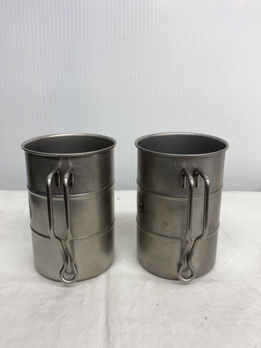 【中古】青芳/VINTAGE INOX/ドラム缶マグ 2個セット/キャンプ用品その他/SLV【スポーツ】 jumblestore-35771659 2nd STREET 楽天市場店 サンプル画像3