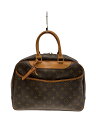 【中古】LOUIS VUITTON◆2)ボーリング・ヴァニティ(ドーヴィル)_モノグラム・キャンバス_BRW/PVC/BRW【バッグ】(4)