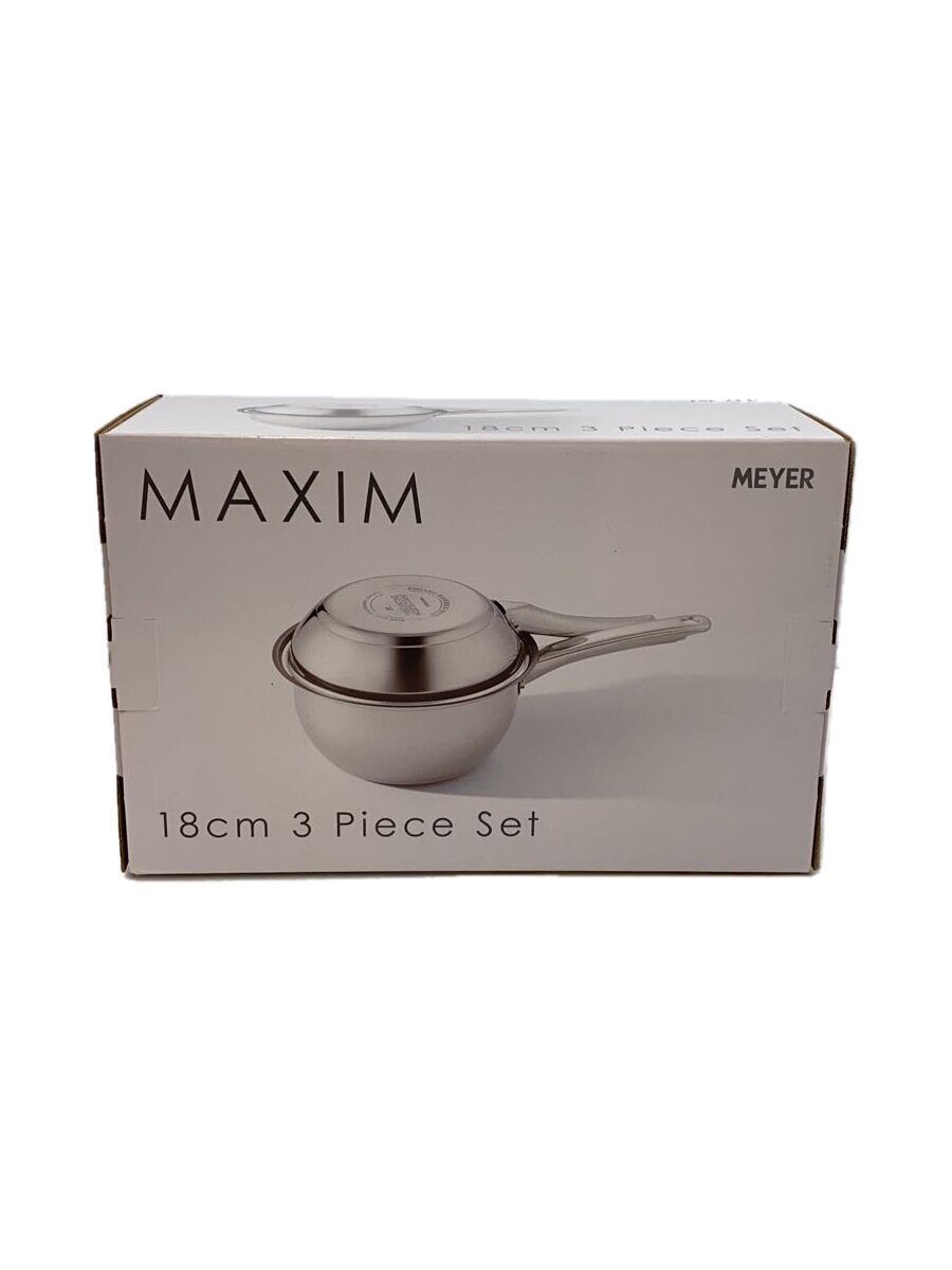 【中古】Meyer◆鍋/SLV/MXS-P18FSET【キッチン用品】