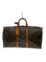 【中古】LOUIS VUITTON◆キーポル55_モノグラム・キャンバス_BRW/PVC/BRW/モノグラム【バッグ】