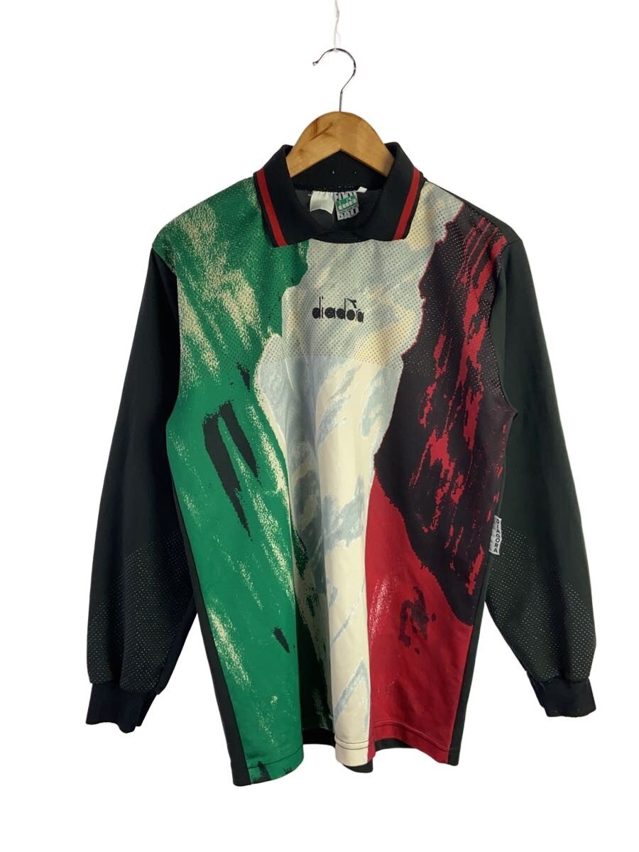 【中古】DIADORA◆スポーツウェアー/M/BLK【スポーツ】