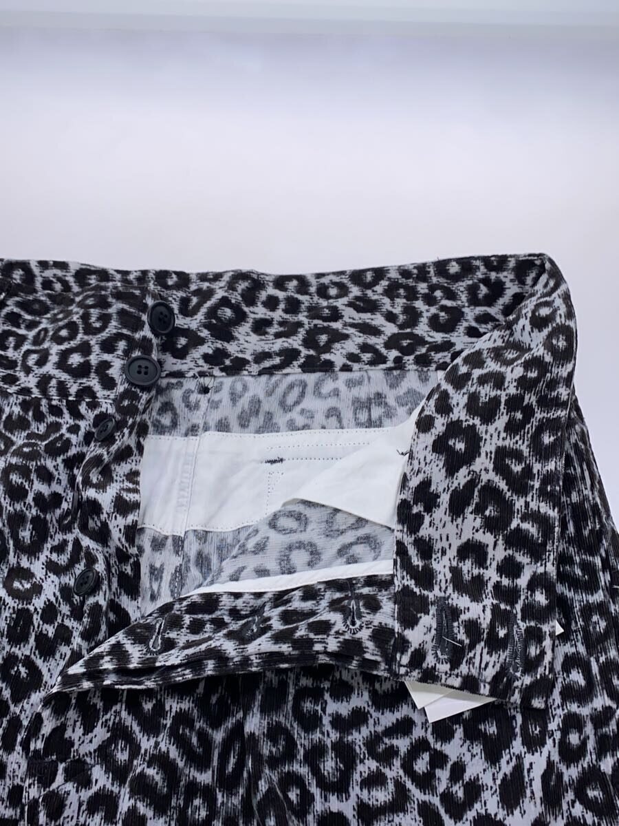 【中古】visvim◆ショートパンツ/3/コットン/GRY/レオパード/0123105008009//【メンズウェア】