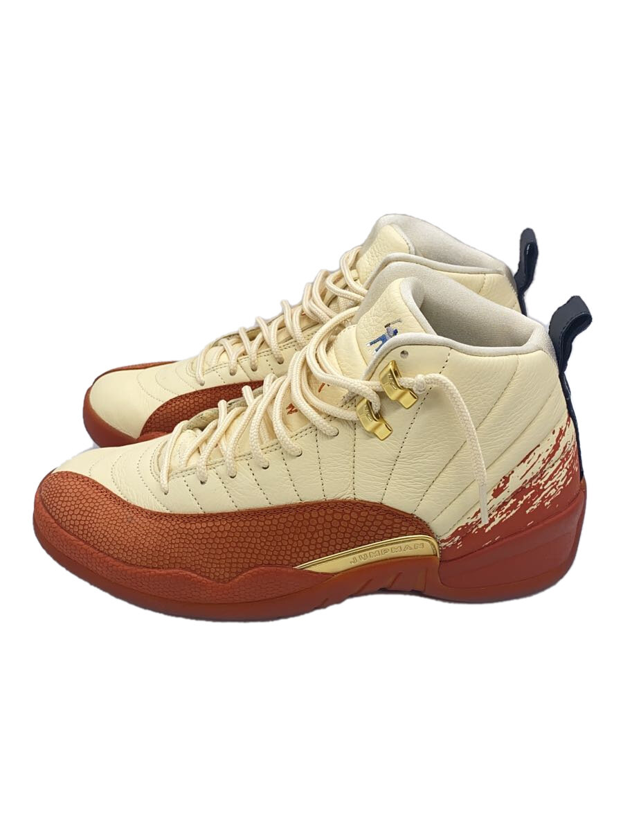 【中古】NIKE◆AIR JORDAN 12 RETRO SP_エア ジョーダン 12 レトロ SP/27.5cm/CRM【シューズ】