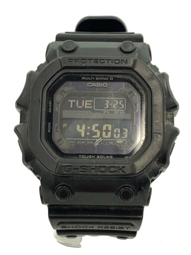 【中古】CASIO◆クォーツ腕時計/デジタル/レザー/BLK/BLK/GXW-56BB【服飾雑貨他】 【中古】CASIO◆クォーツ腕時計/デジタル/レザー/BLK/BLK/GXW-56BB【服飾雑貨他】
