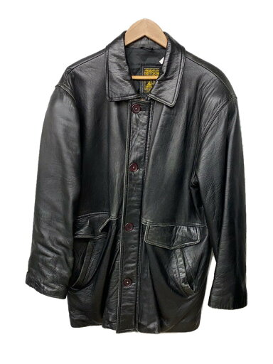 【中古】レザージャケット・ブルゾン/M/レザー/BLK【メンズウェア】 【中古】レザージャケット・ブルゾン/M/レザー/BLK【メンズウェア】