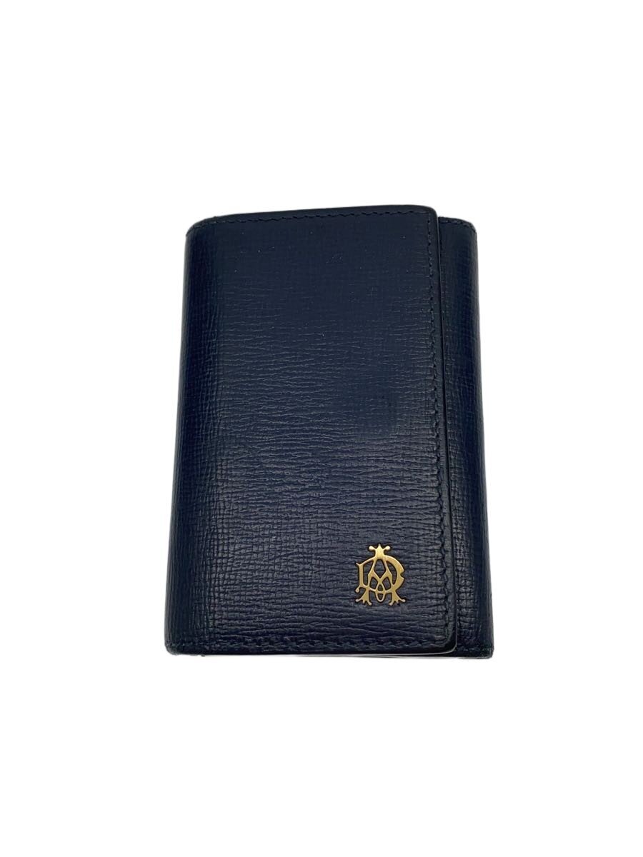 【中古】dunhill◆キーケース/ネイビ�