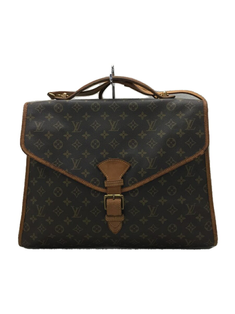 【中古】LOUIS VUITTON◆ビバリー_モノグラム_BRW/PVC/BRW/モノグラム【バッグ】