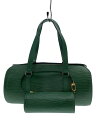【中古】LOUIS VUITTON◆スフロ_エピ_GRN/レザー/GRN/無地【バッグ】(4)