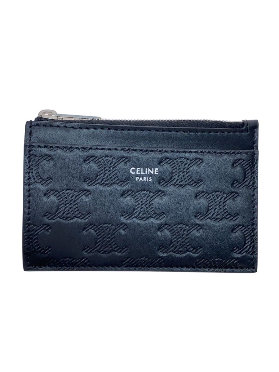 【中古】CELINE◆コインケース/レザー/BLK/総柄/レディース/10f99-3fqd-38si【服飾雑貨他】