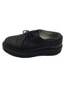 【中古】foot the coacher◆ドレスシューズ/UK9/BLK/レザー/FTC1812007【シューズ】