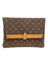 【中古】LOUIS VUITTON◆ポシェット・プリアント_モノグラム・キャンバス_BRW/--/BRW【バッグ】