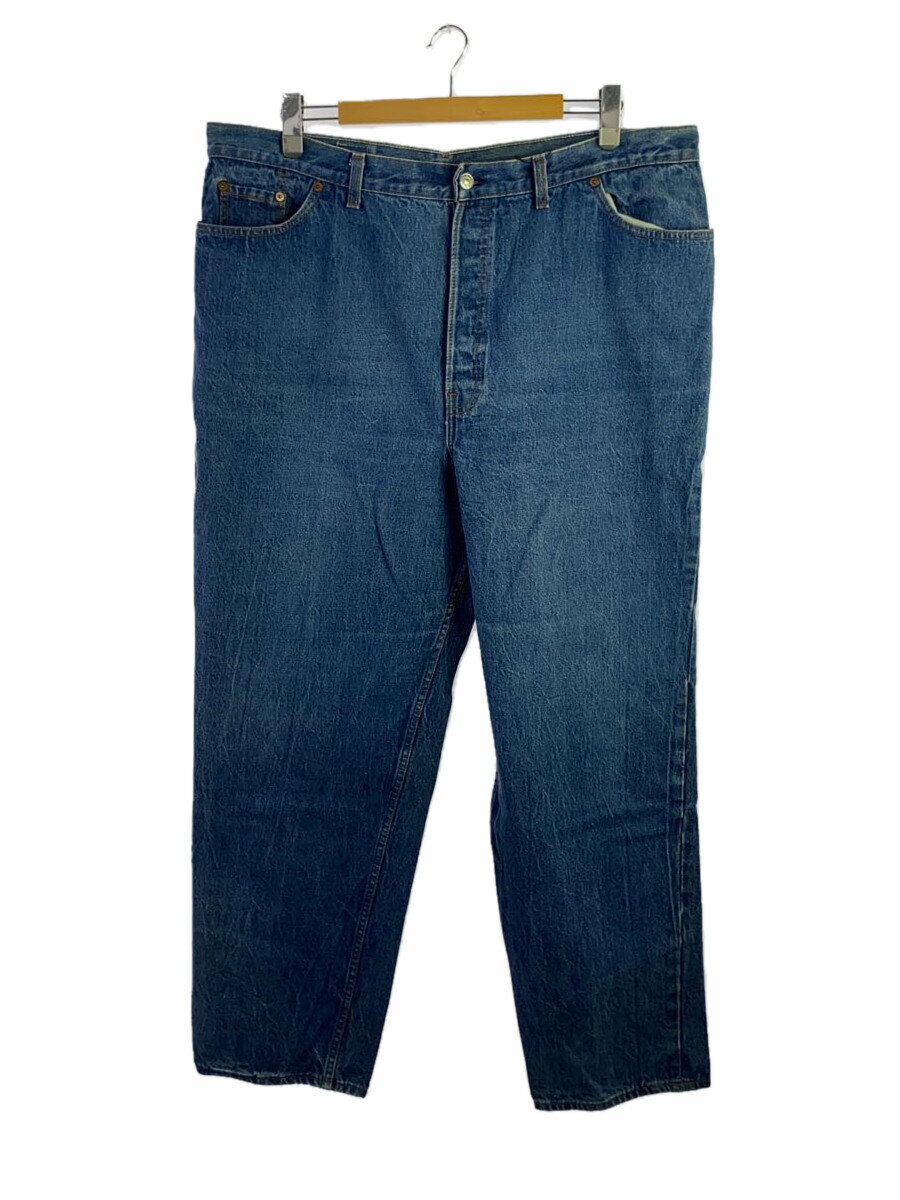 【中古】Levi’s◆USA製/ボトム/42/デニム/BLU/無地【メンズウェア】