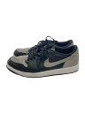 【中古】NIKE◆エアジョーダン1 レトロロー OG シャドウ/28cm/CZ0790-003/グレー×ブラック/ナイキ【シューズ】
